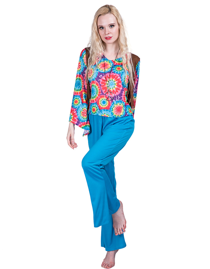 F1859 hippie costume for women